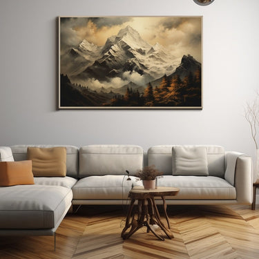 Autumn Mountain Painting
